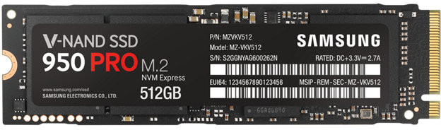 Samsung 950 PRO NVMe M.2 SSD